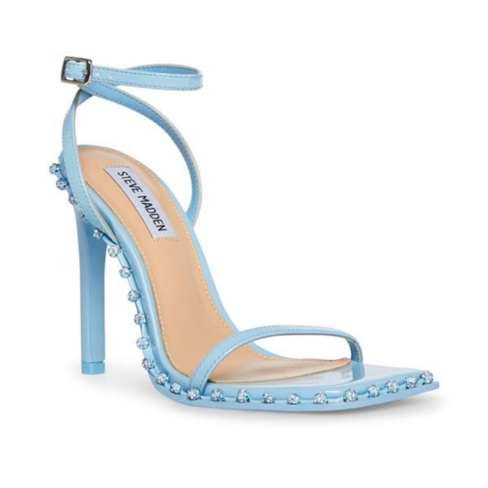 Steve Madden - Zelle - Sky Blue Strappy Heels